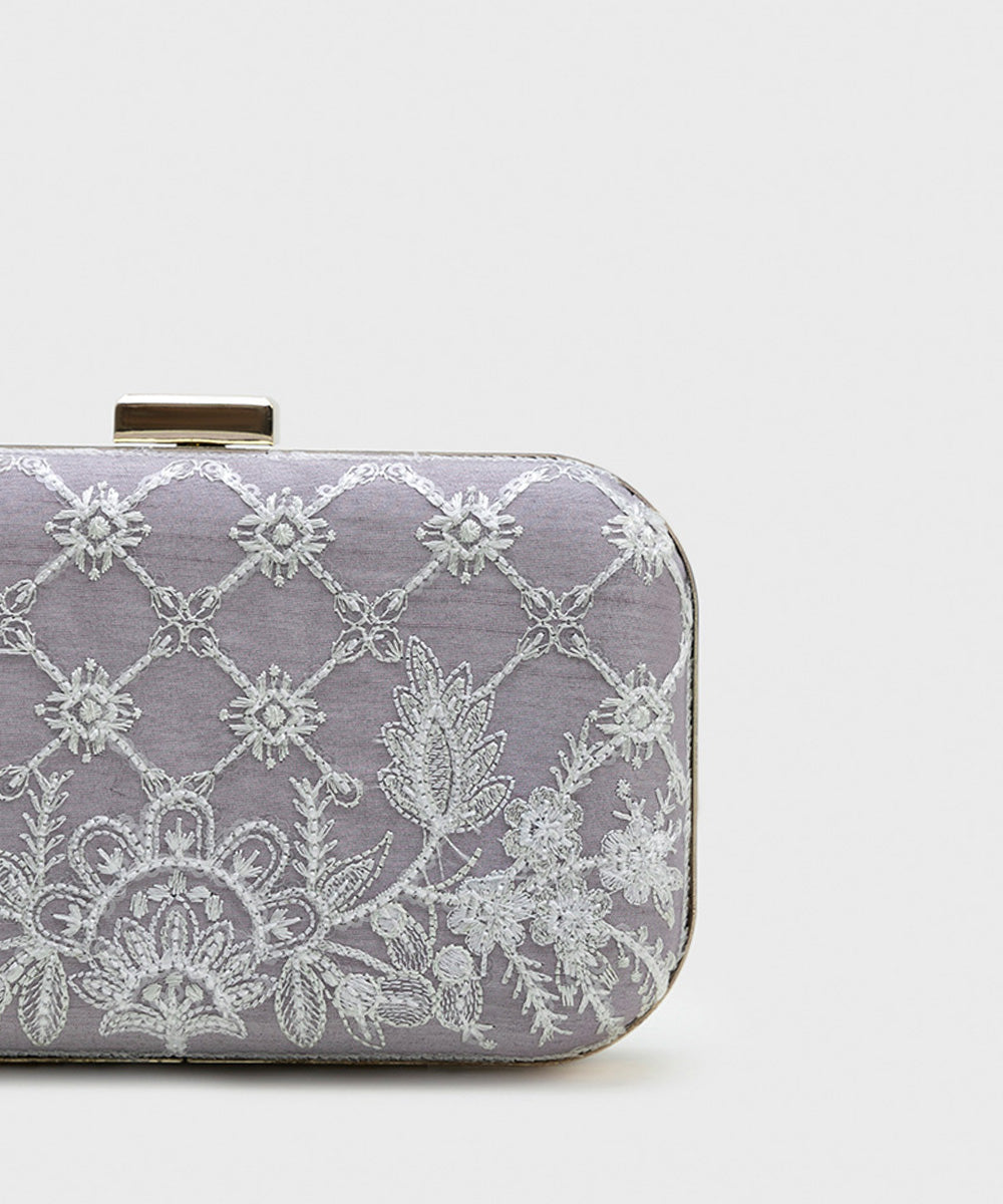 Women's Purple Hard Clutch