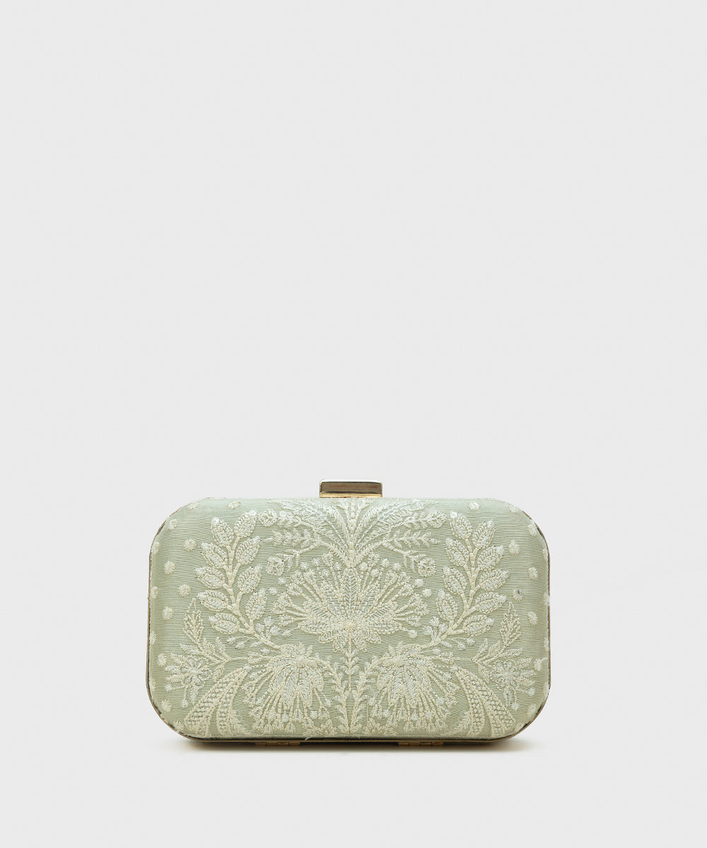 Women's Green Hard Clutch