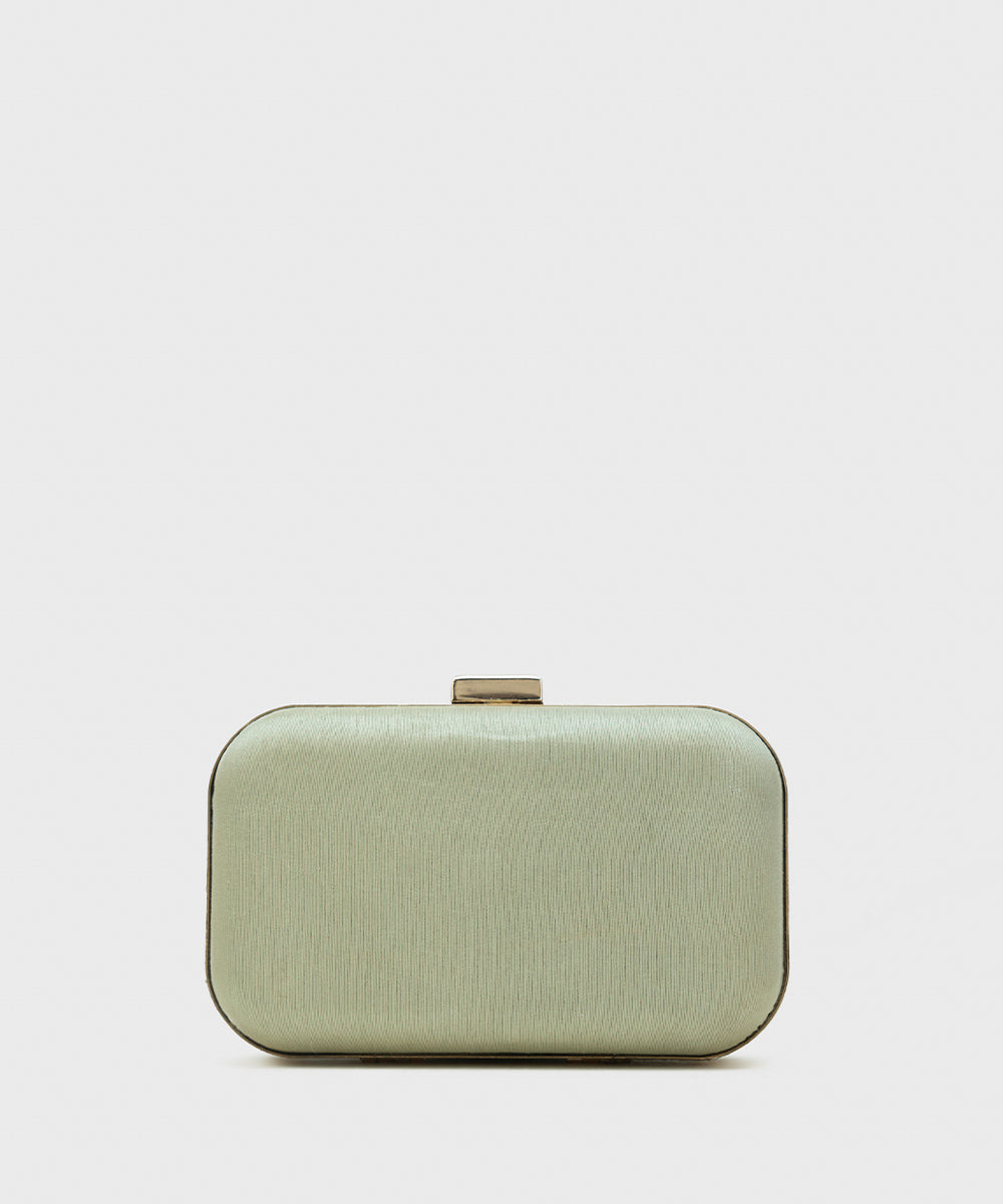 Women's Green Hard Clutch