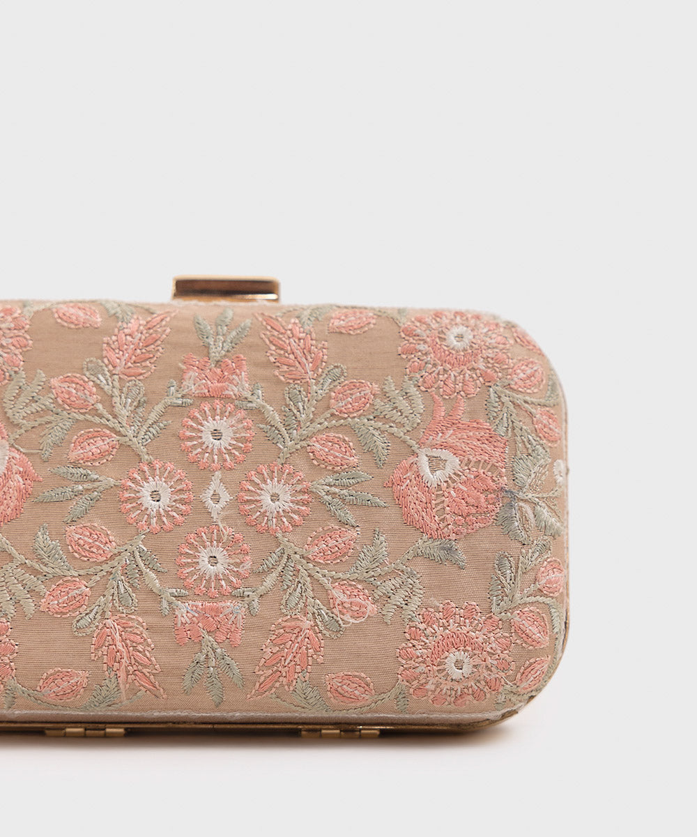 Women's Pink Hard Clutch