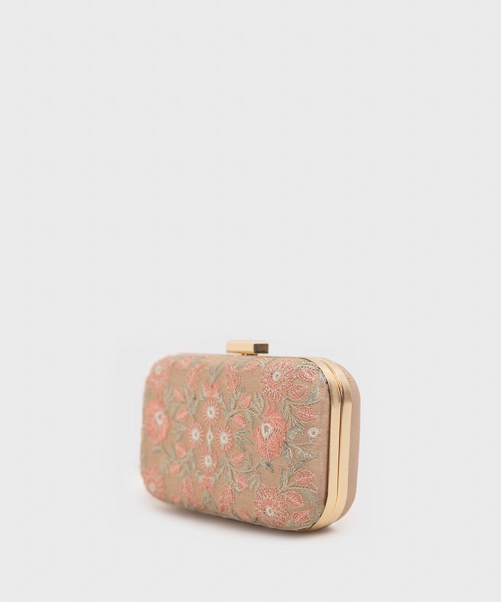 Women's Pink Hard Clutch