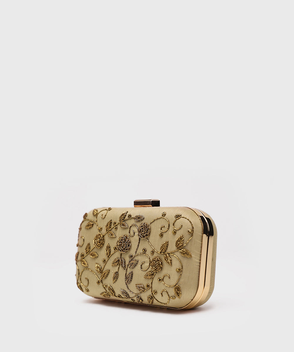 Women's golden Clutch