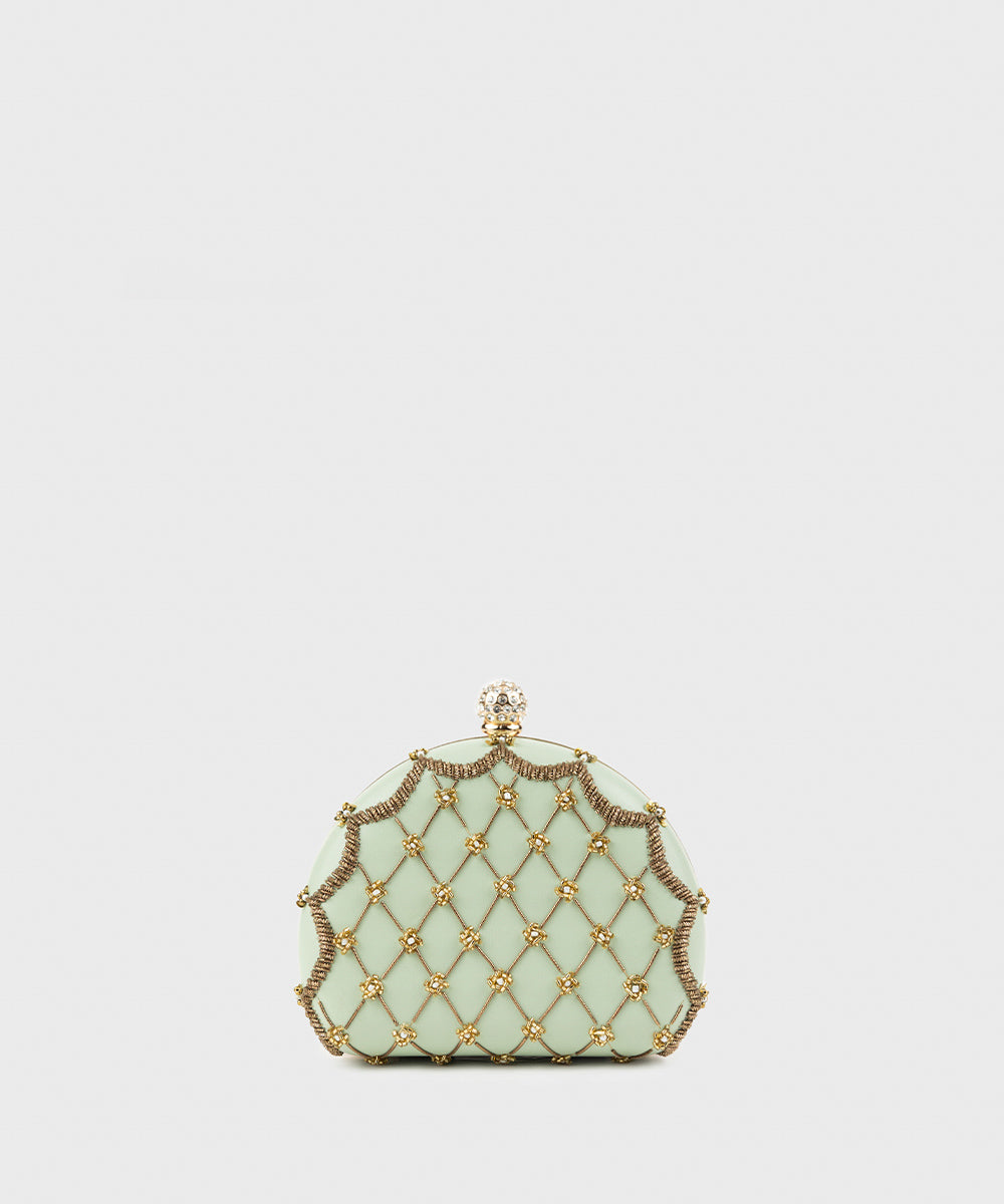 Hand Embroidered Clutch