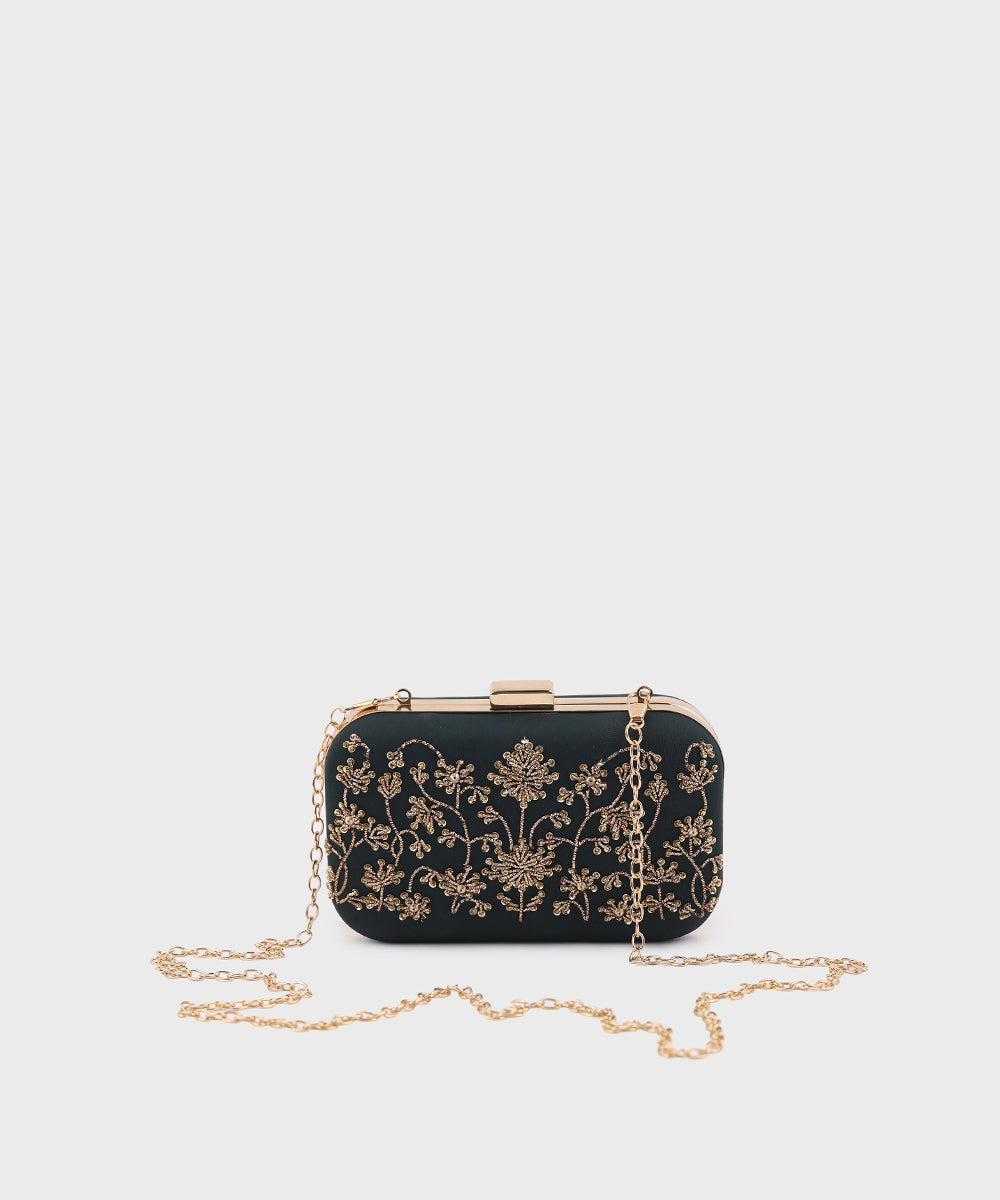 Women's Green Hard Clutch