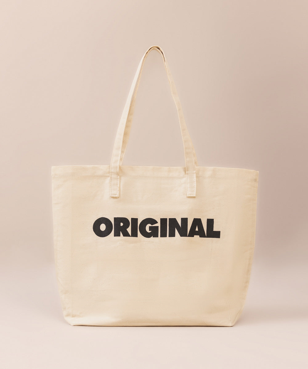 Digitally Printed Beige Cotton Fabric Tote Bag