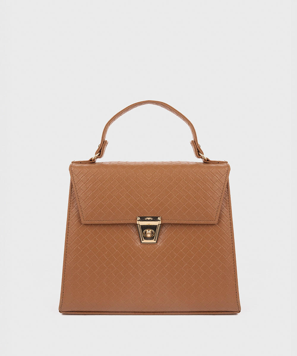 Women's Tan Hand Bag