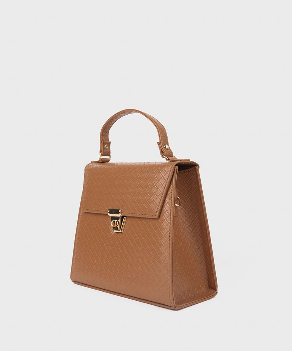 Women's Tan Hand Bag