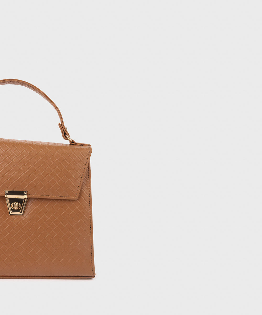 Women's Tan Hand Bag