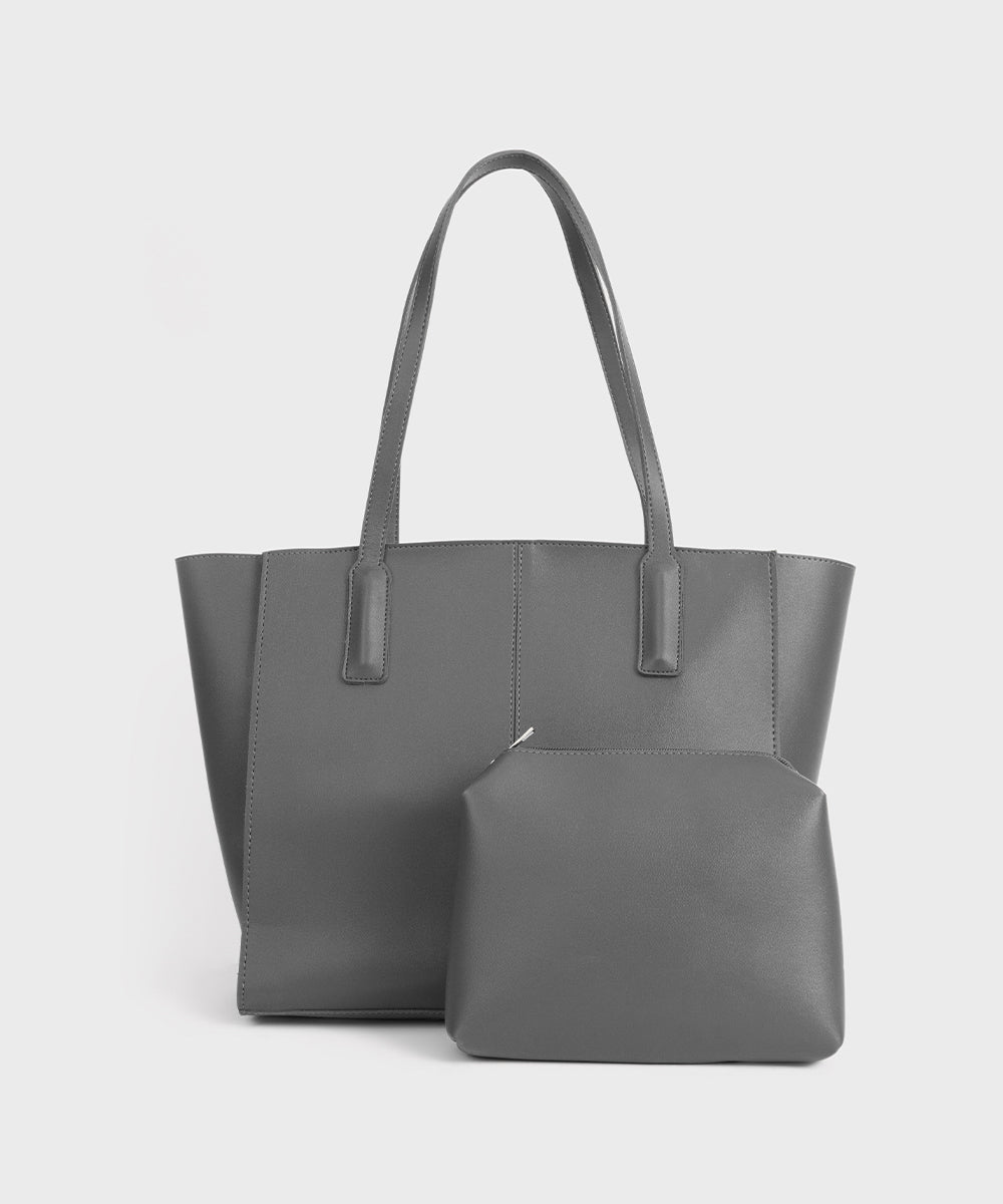 Women's Grey Tote Bag