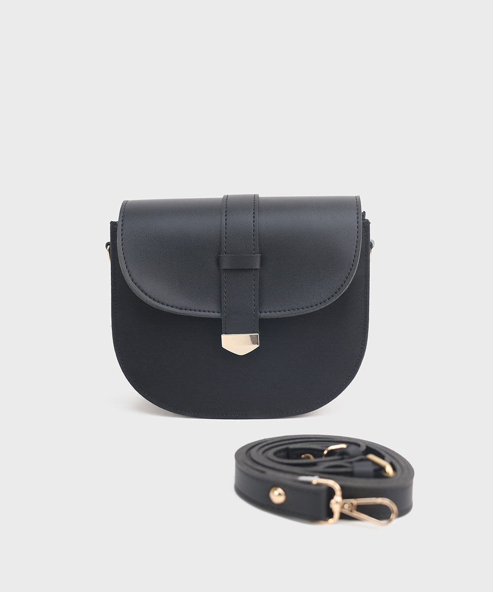 Women's Black Cross Body Bag