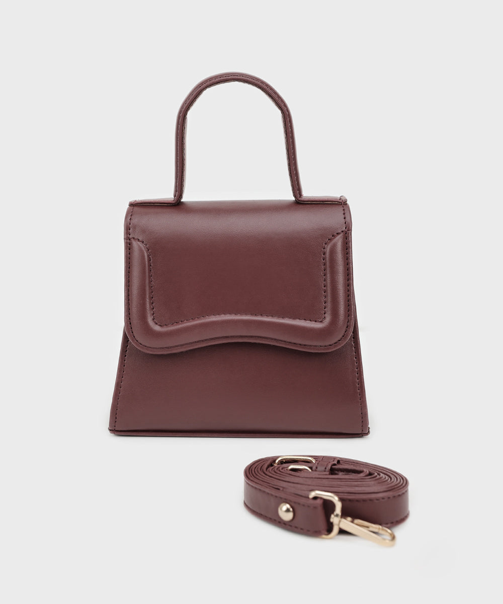 Women's Maroon Mini Bag