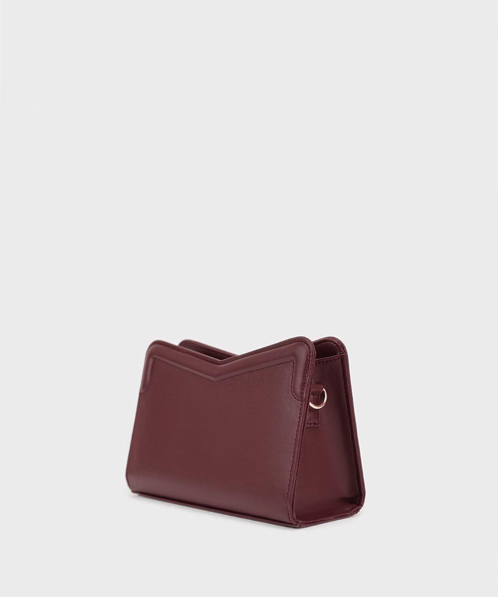 Women's Maroon Shoulder Bag