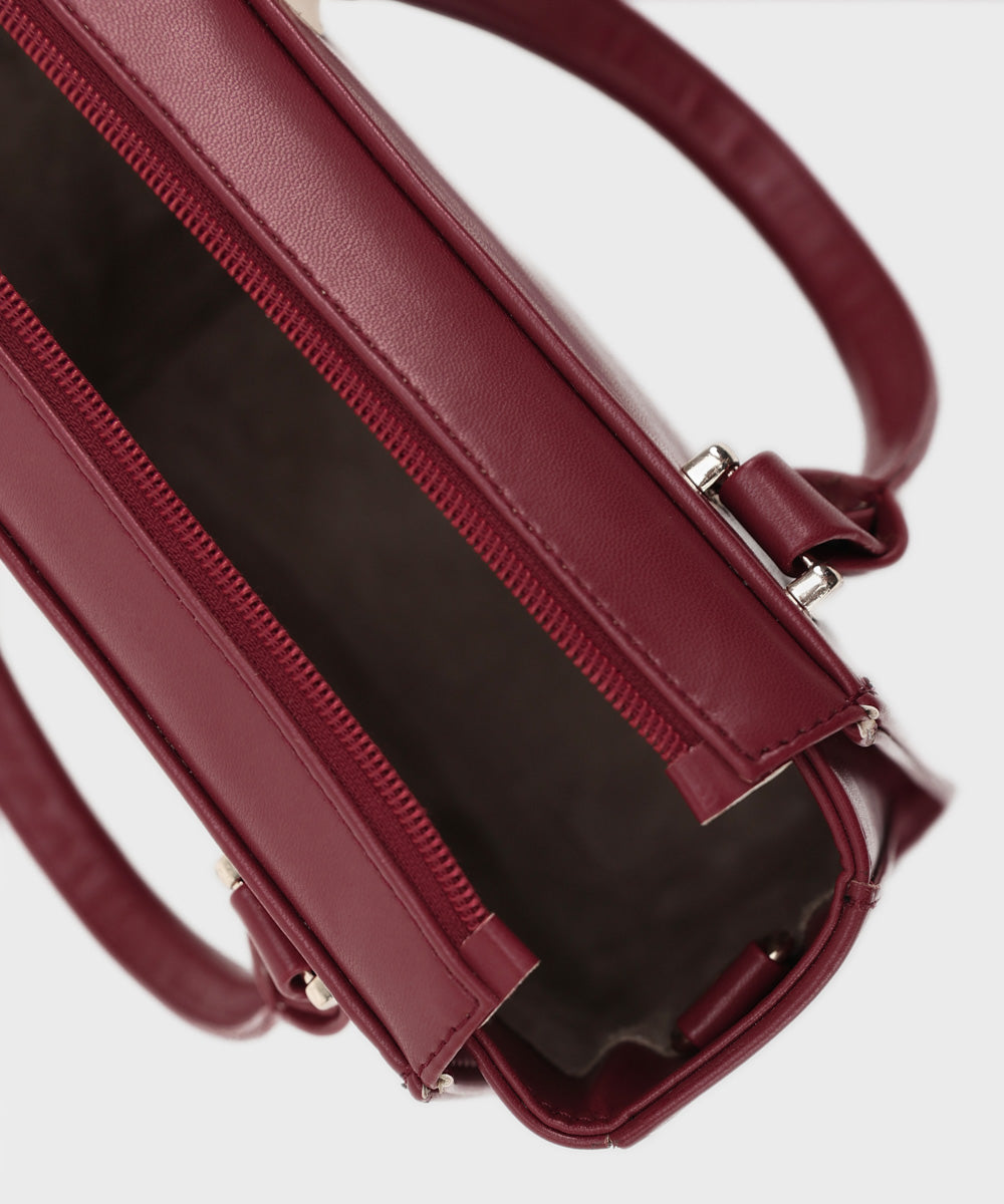 Women's Maroon Hand Bag