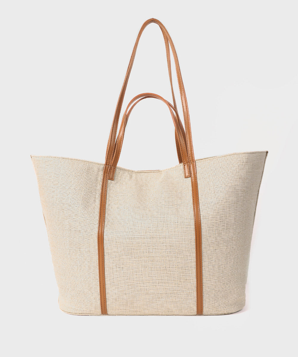 Off White Tote Bag