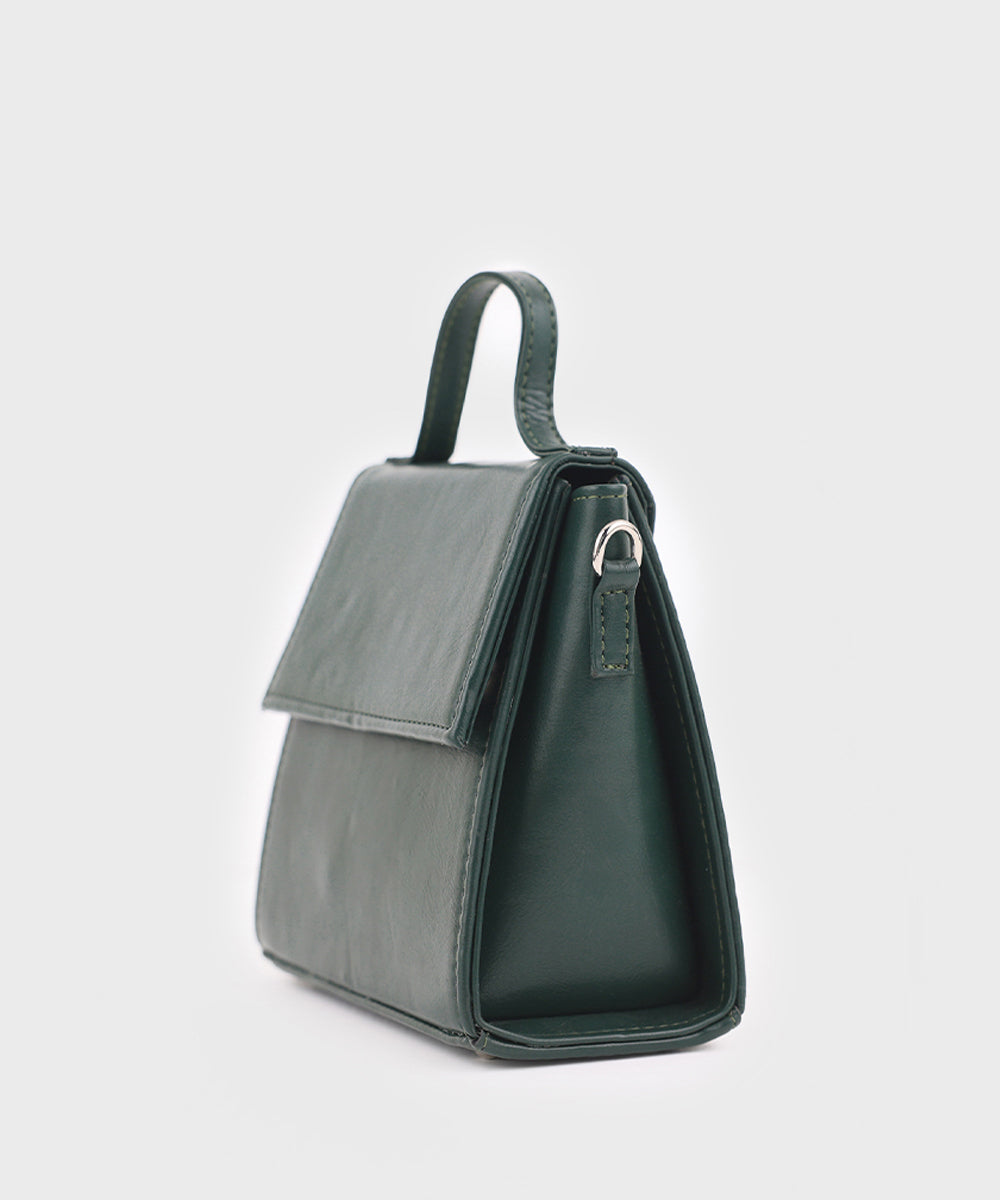Women's Green Hand Bag