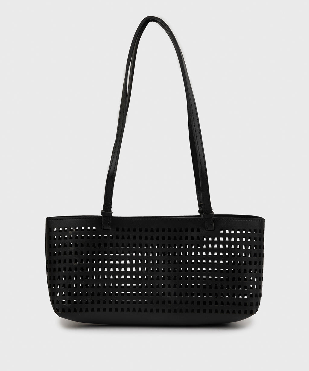 Women's Black Shoulder Bag