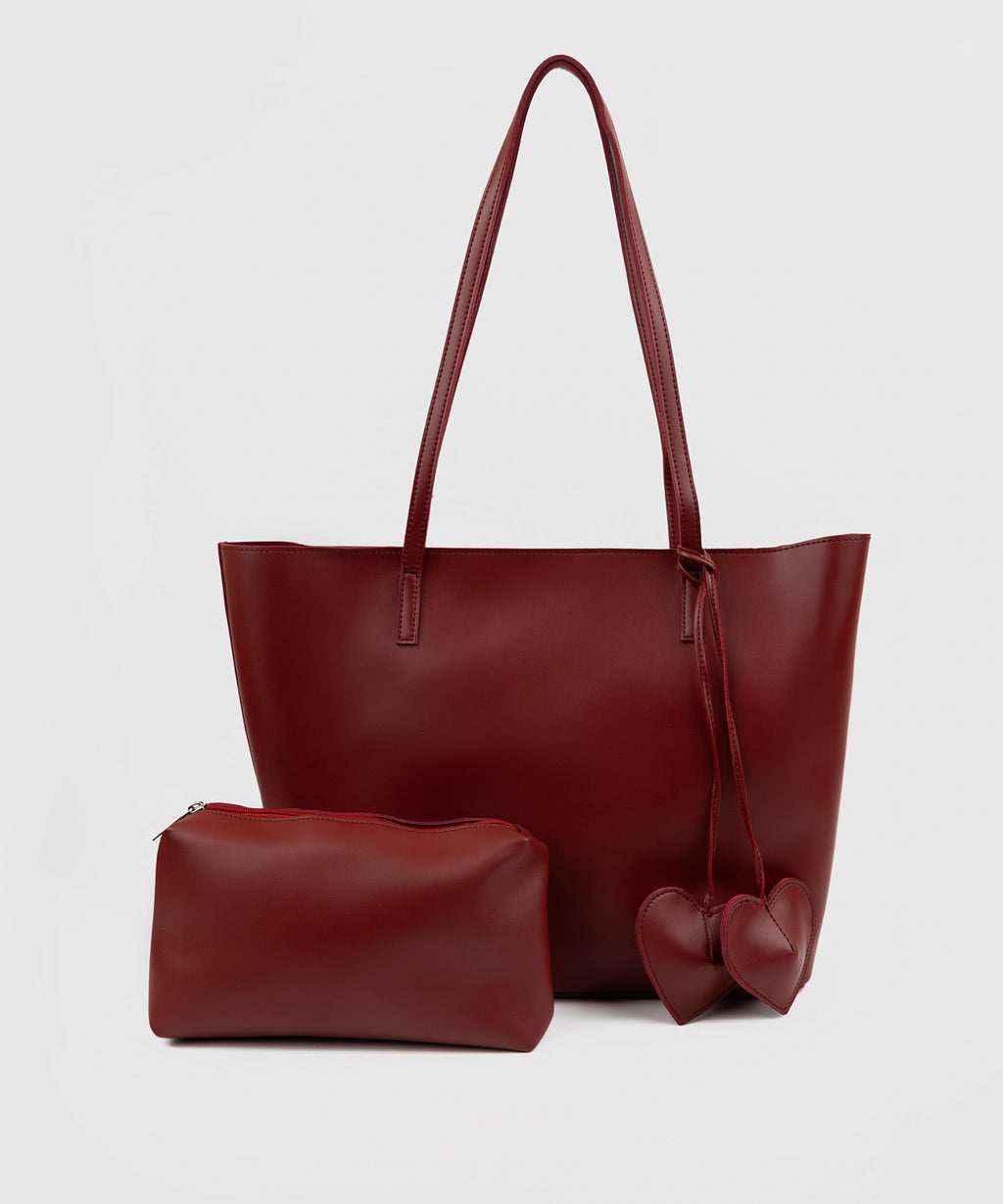 Women's Red Tote Bag