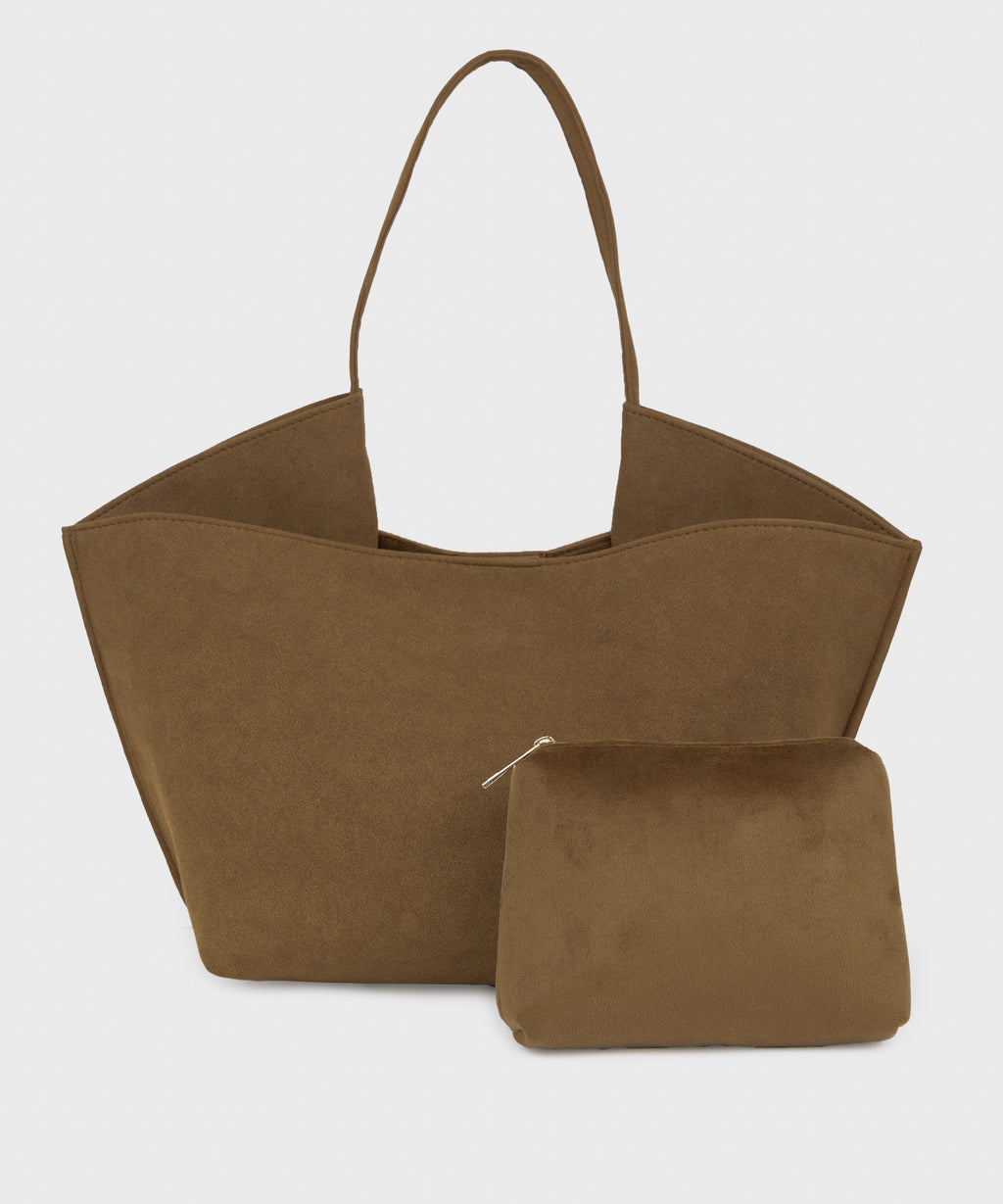 Tan Tote Bag