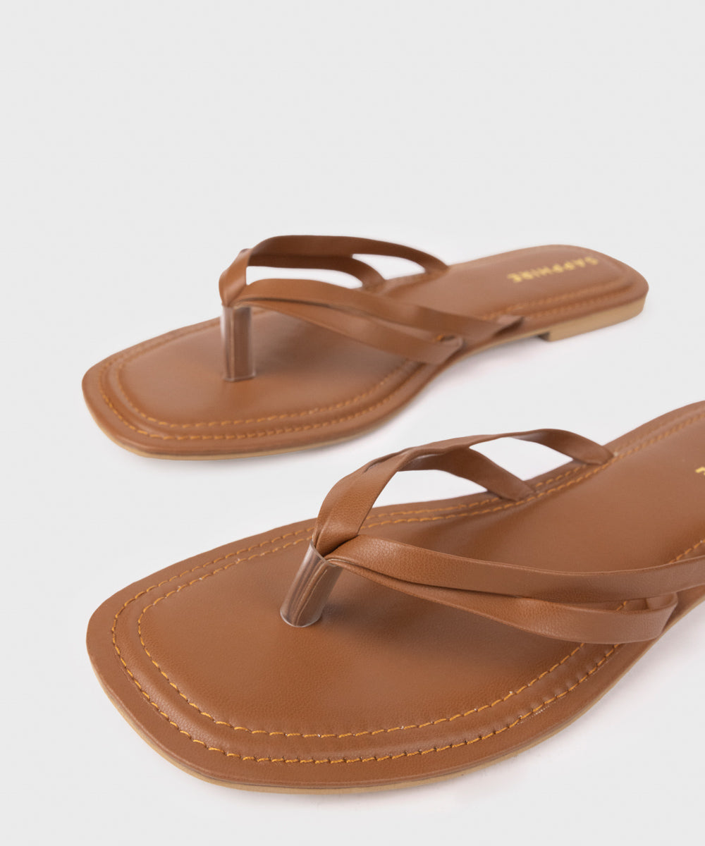 Women's Tan Flats