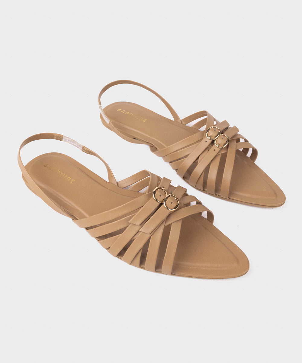 Women's Biege Flats