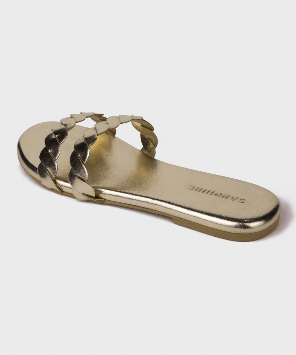 Women's Gold Flats