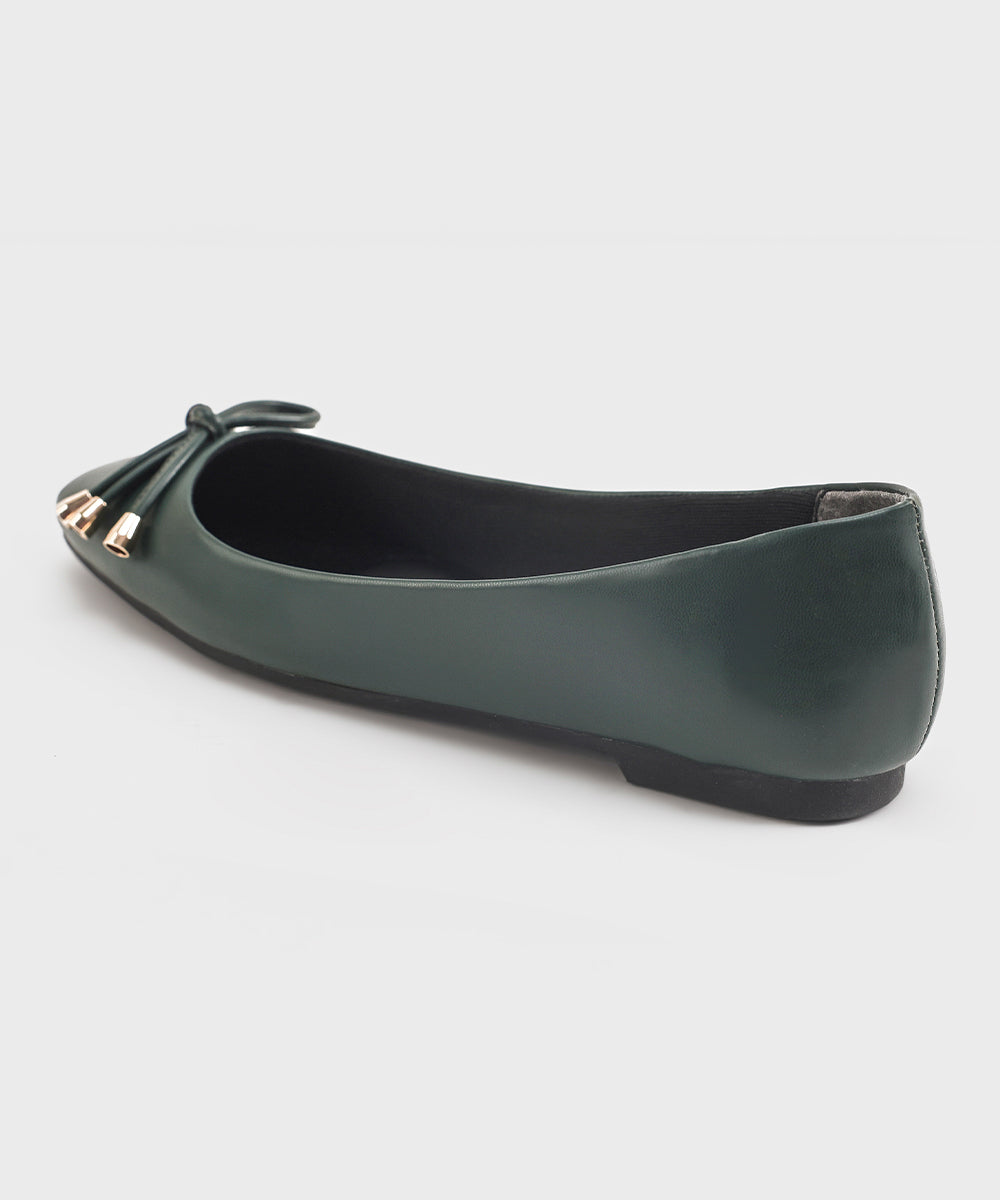 Women's Dark Green Flats