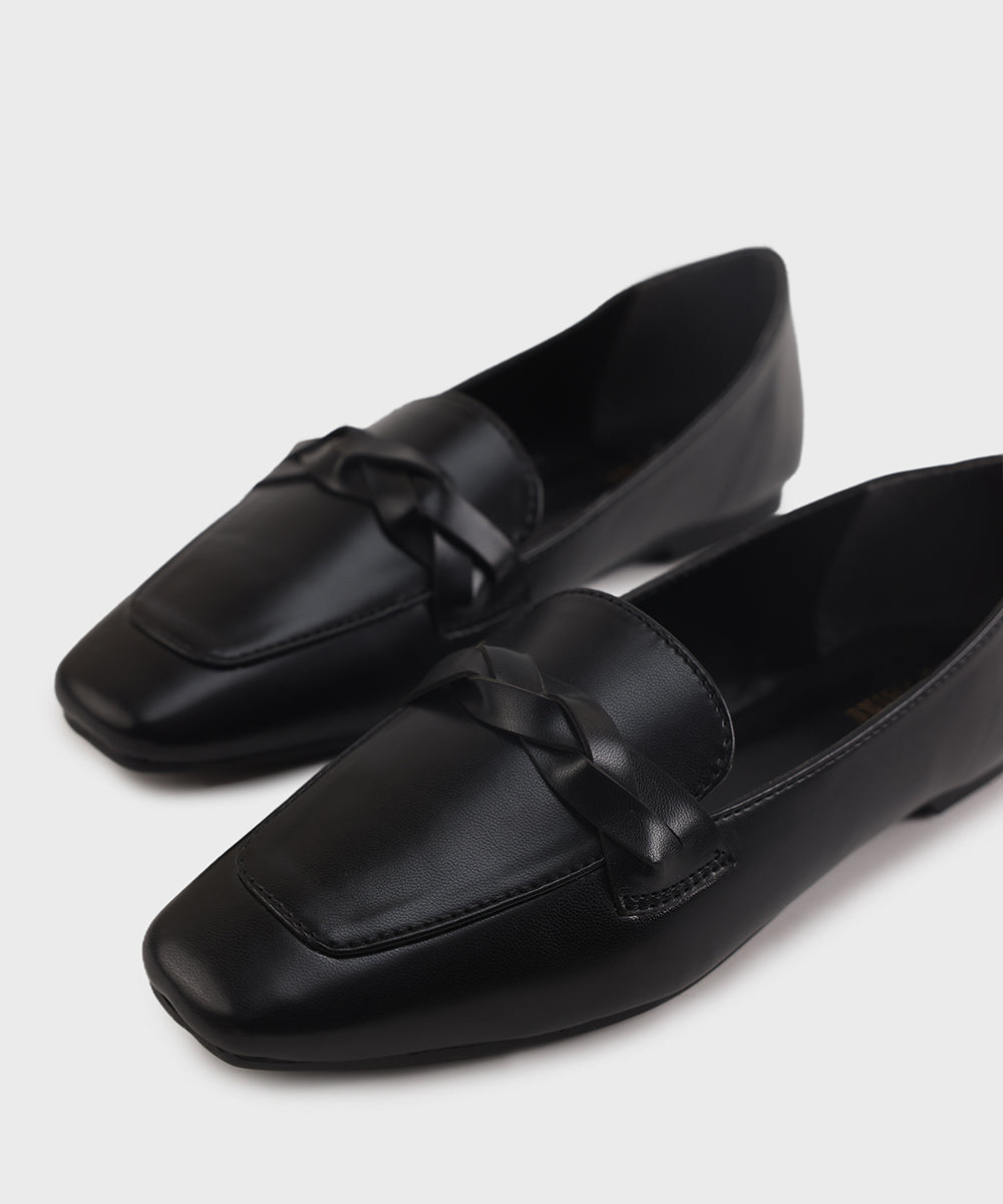 Women's Black Loafers