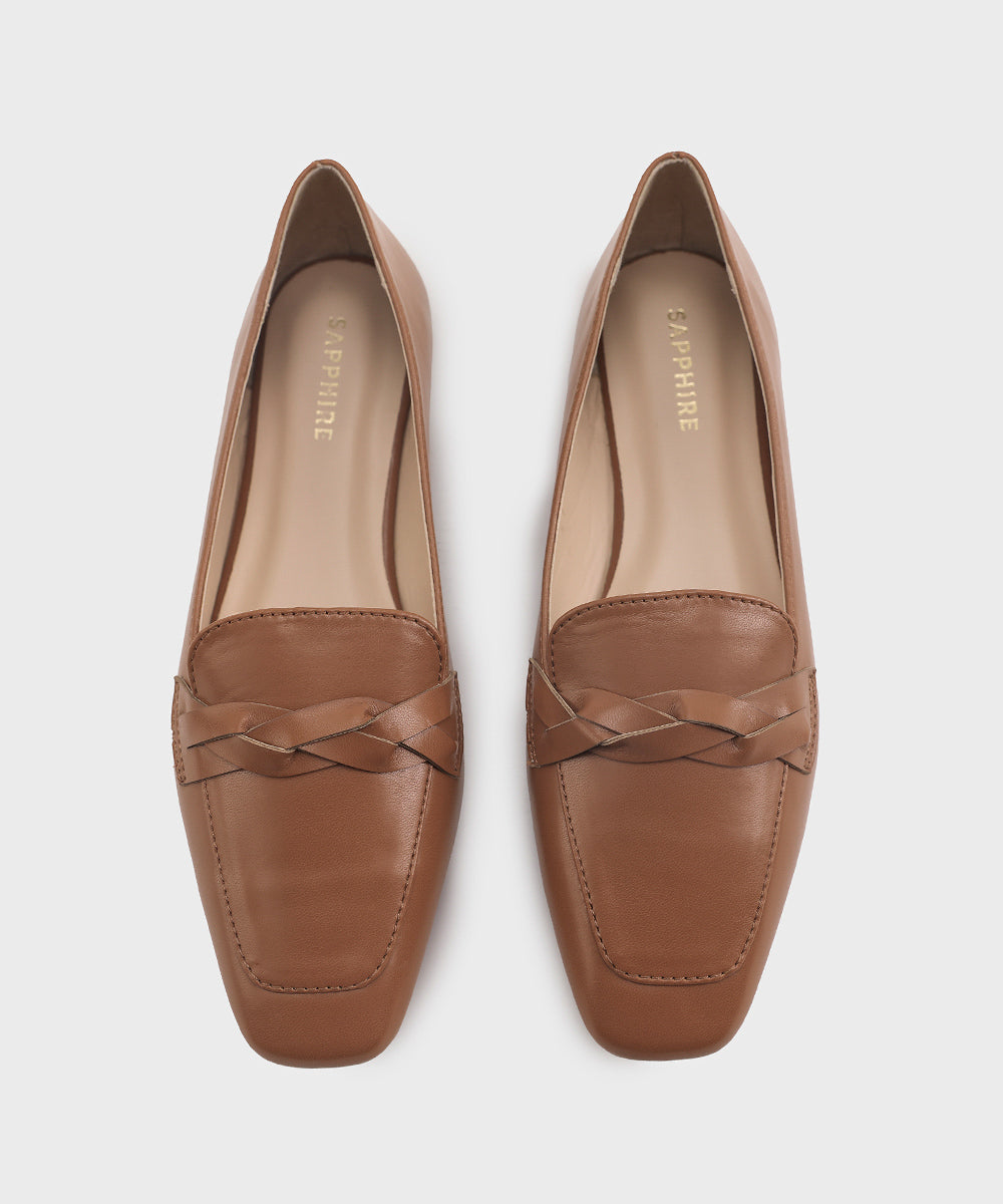 Women's tan Loafers