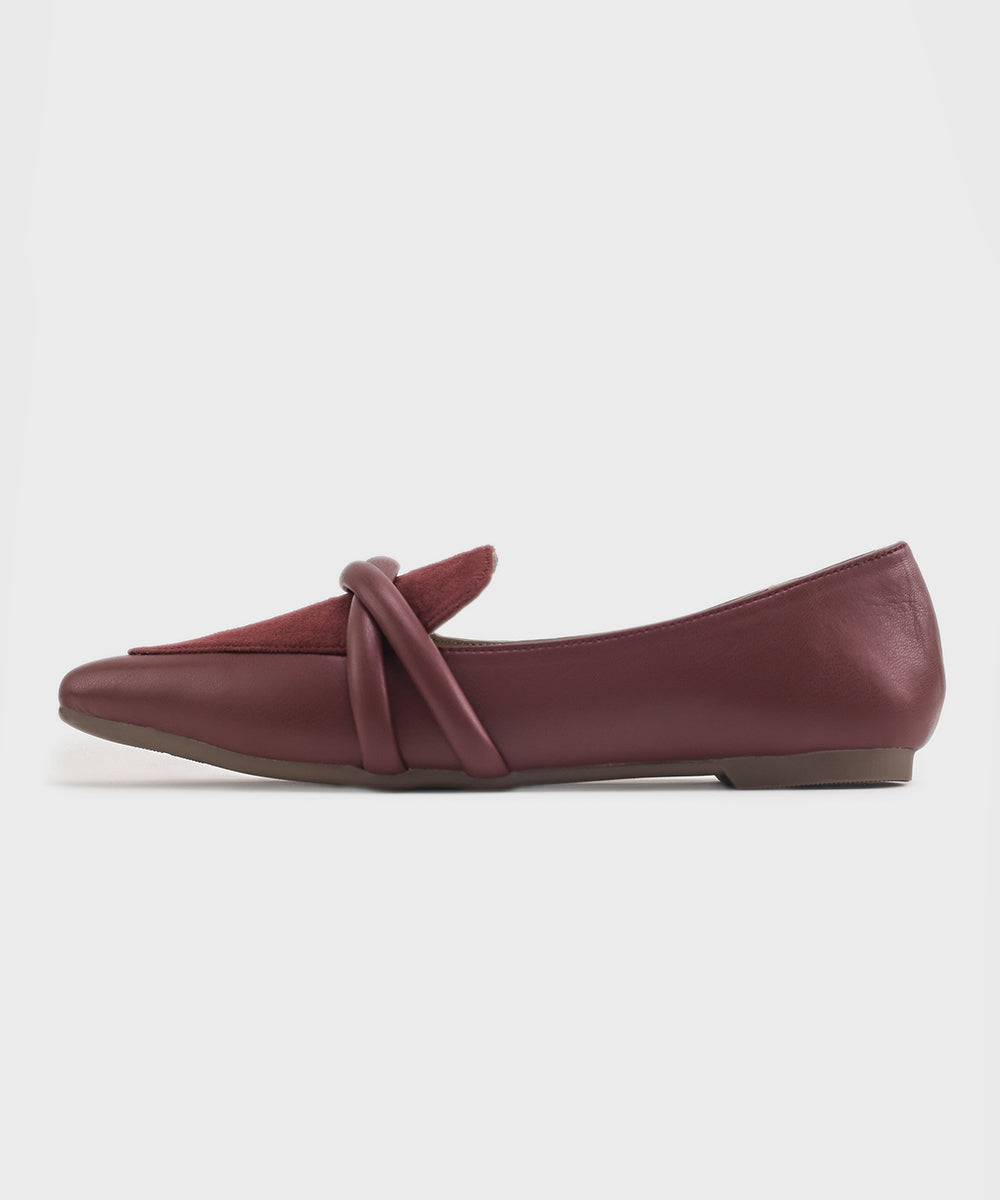 Women's Maroon Loafers