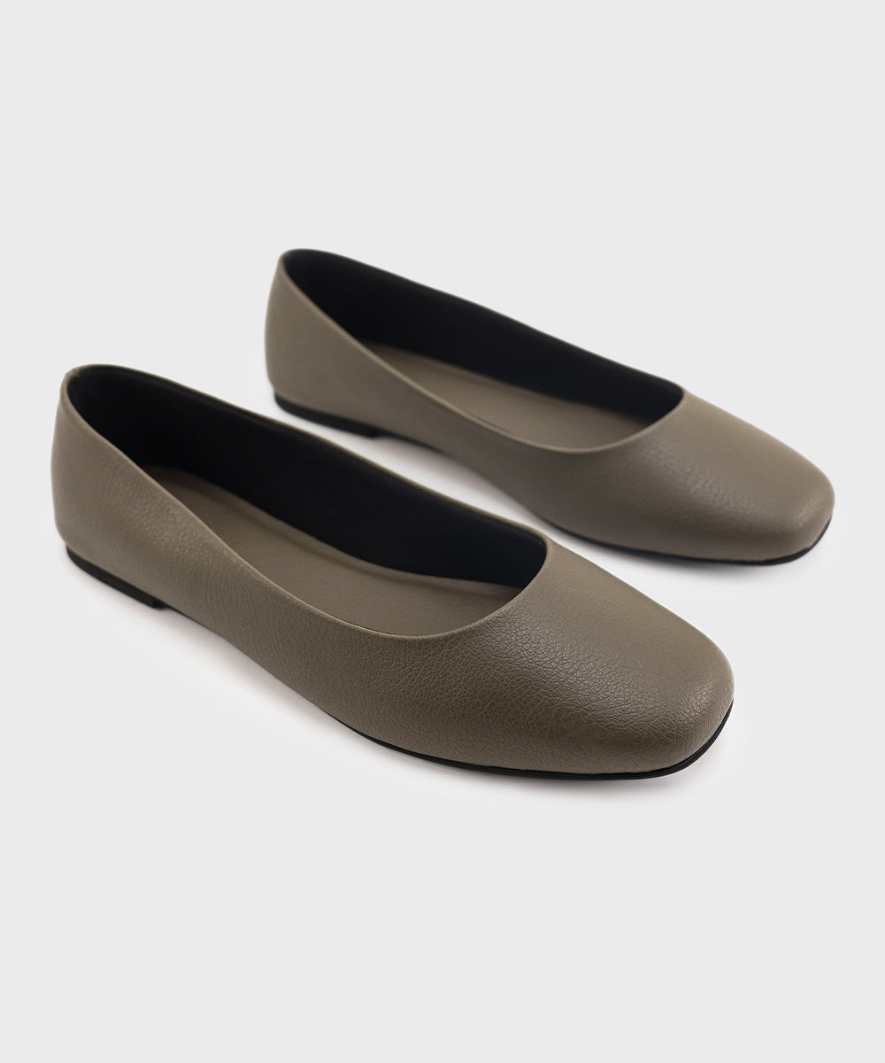 Women's Olive Green Flats