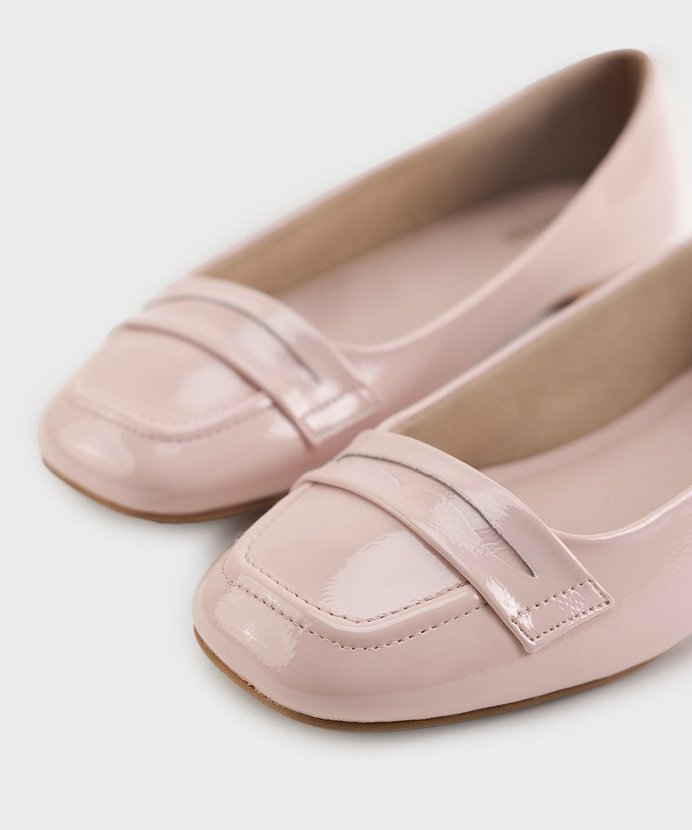 Women's Light Pink Loafers