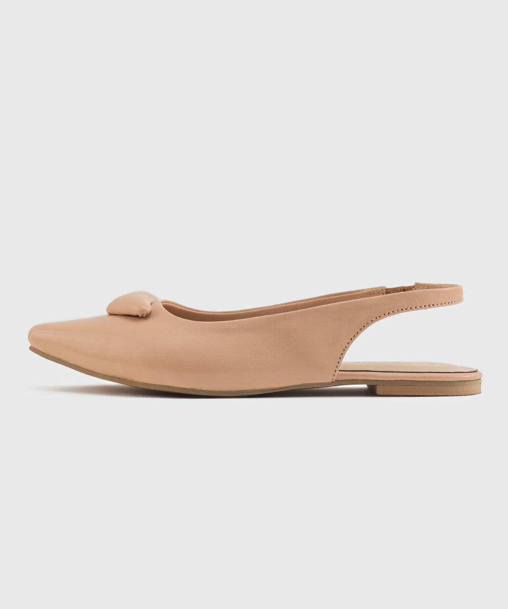 Women's beige Sling back