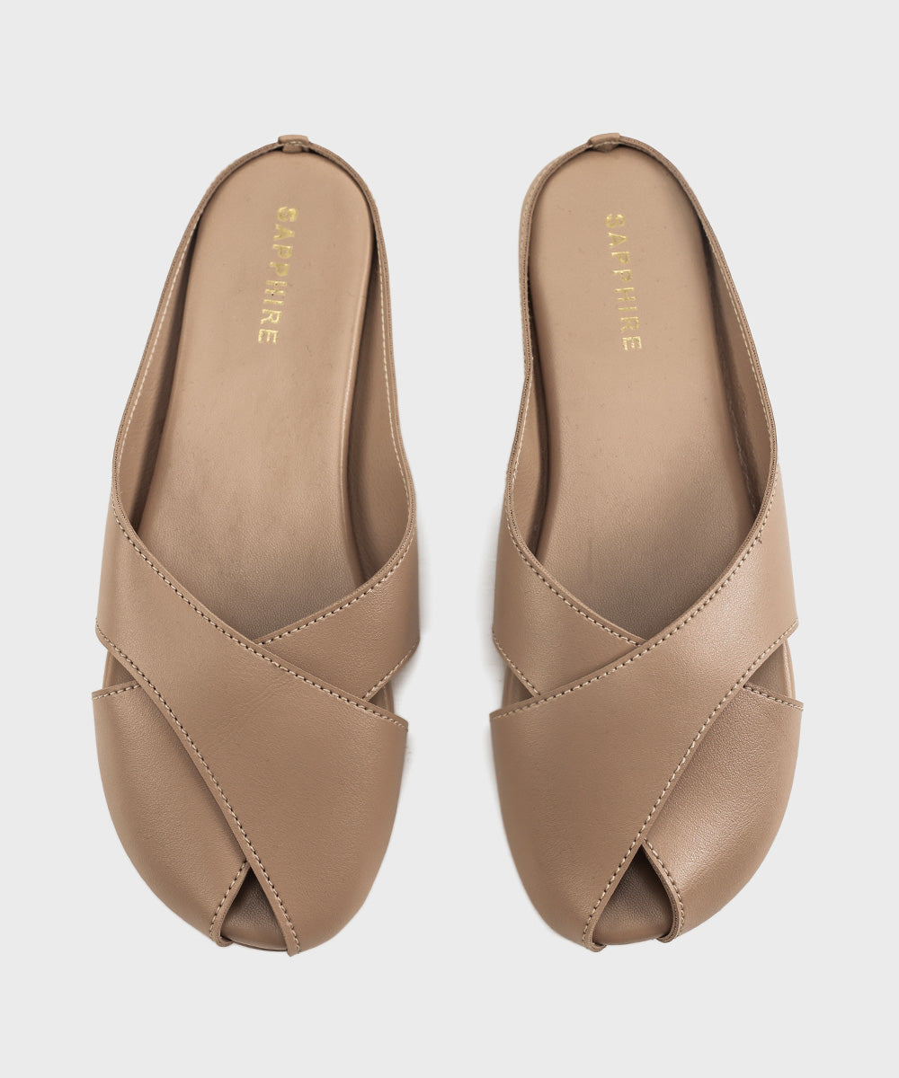 Women's beige Mules