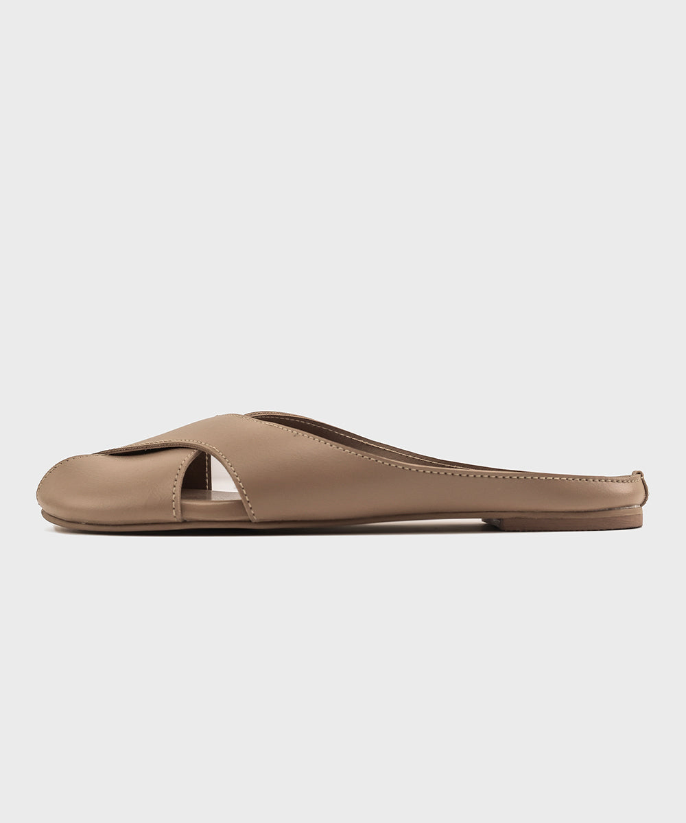 Women's beige Mules