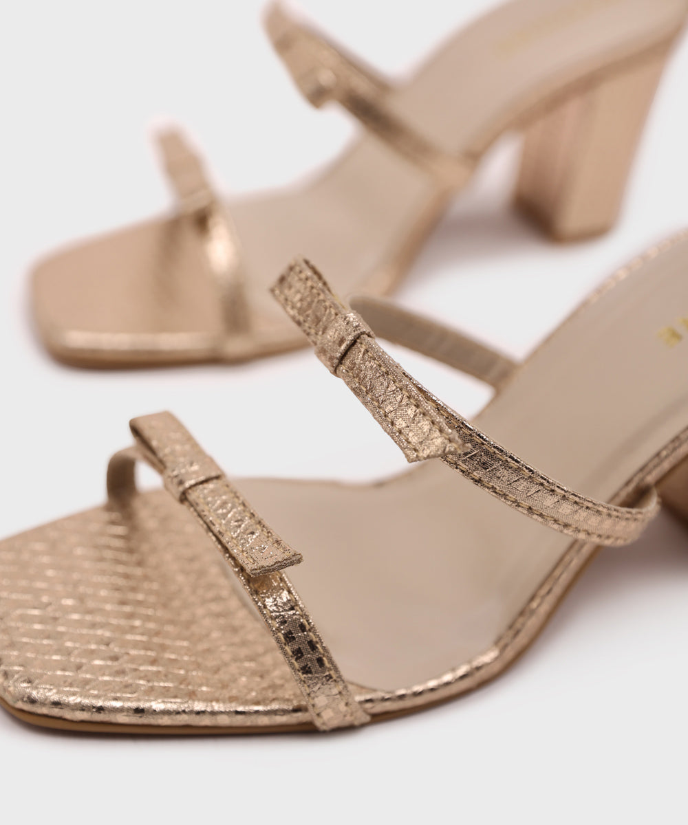 Women's Golden Heels