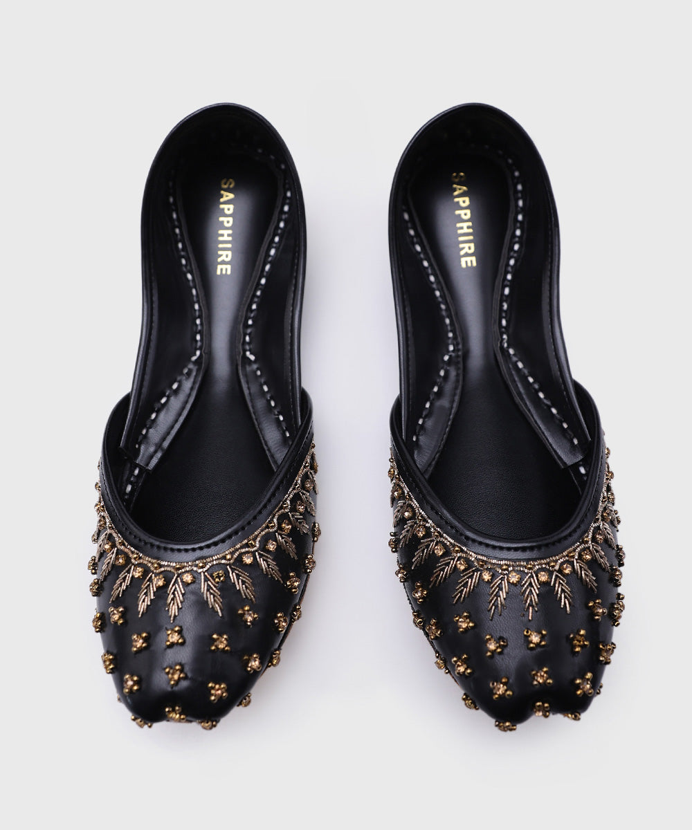 Women's Black Khussas