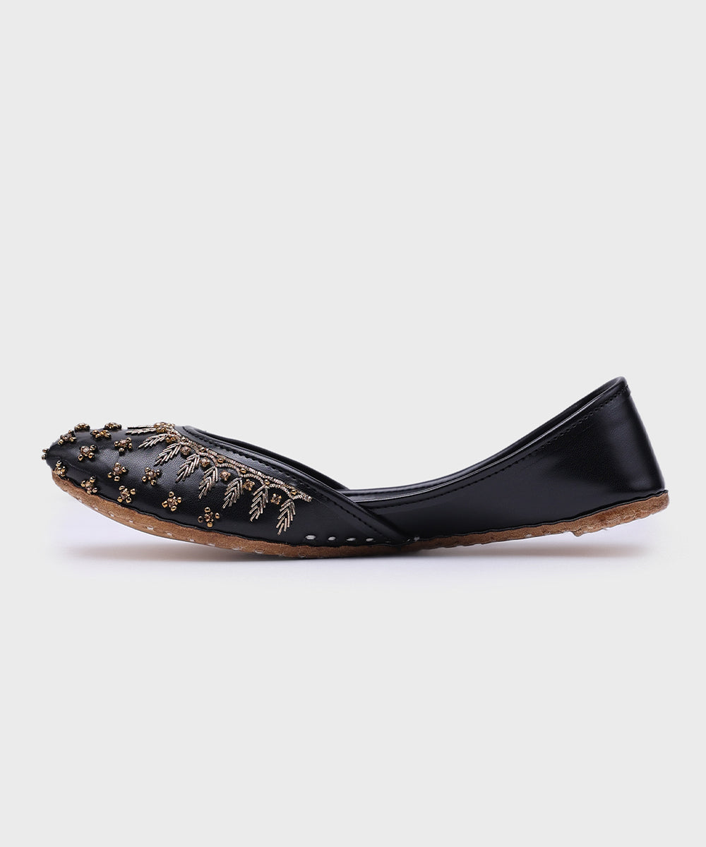 Women's Black Khussas