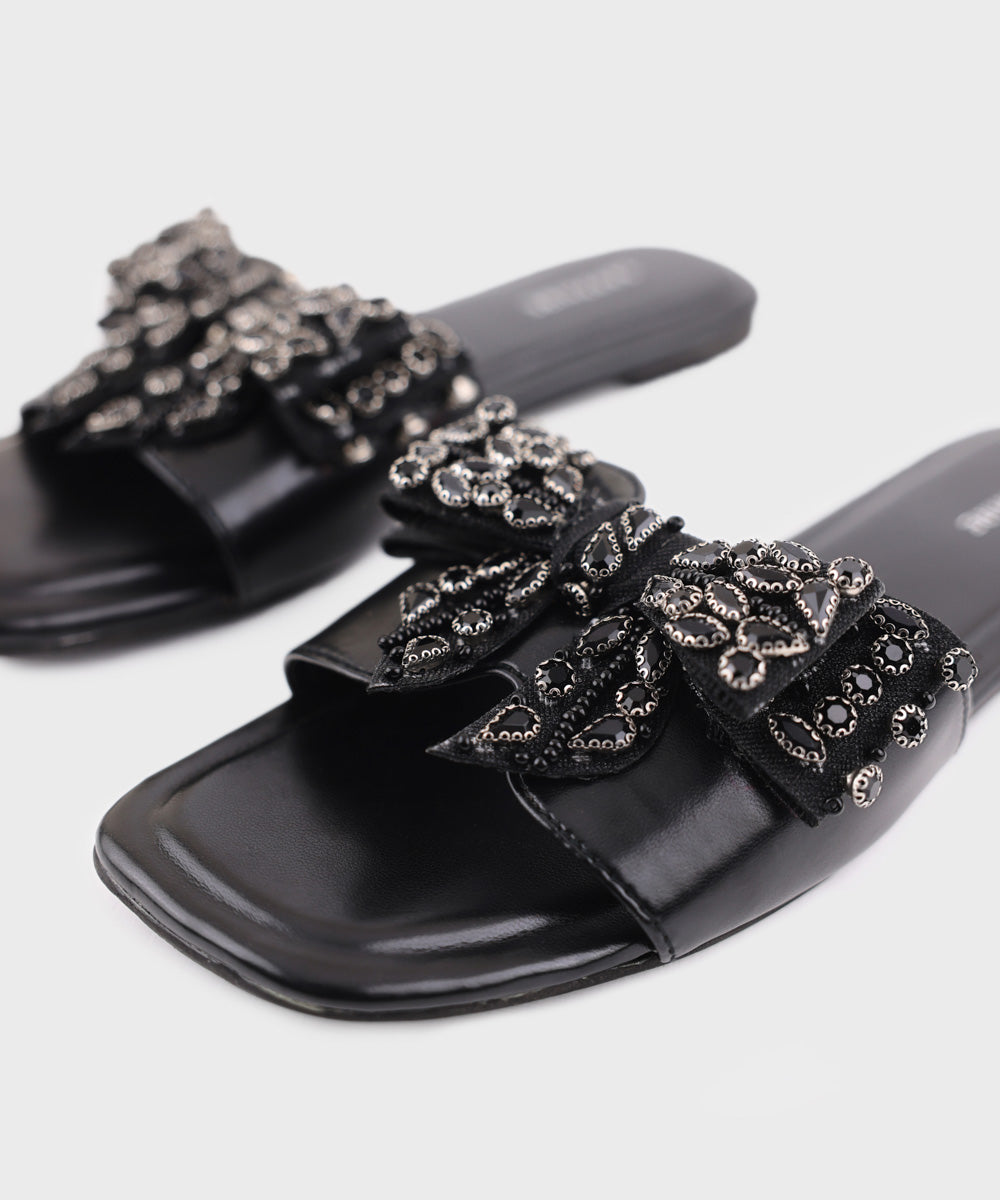 Women's Black Flats