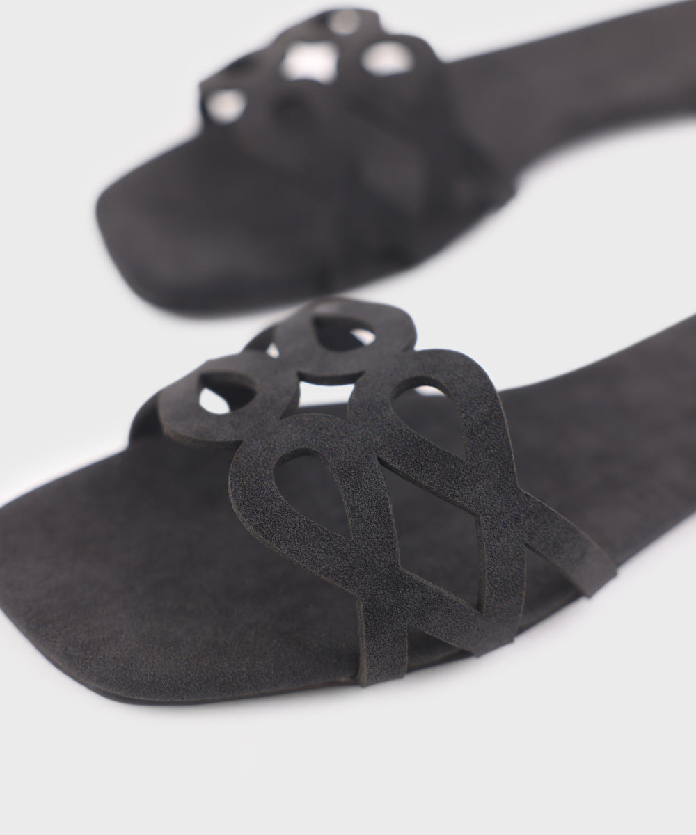 Women's Black Flats
