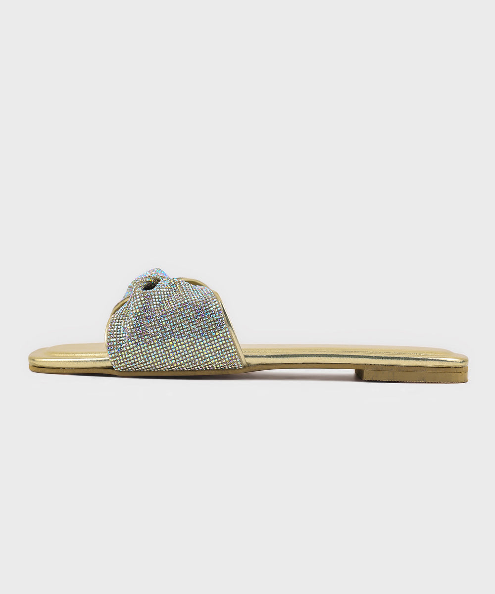 Women's Gold Flats