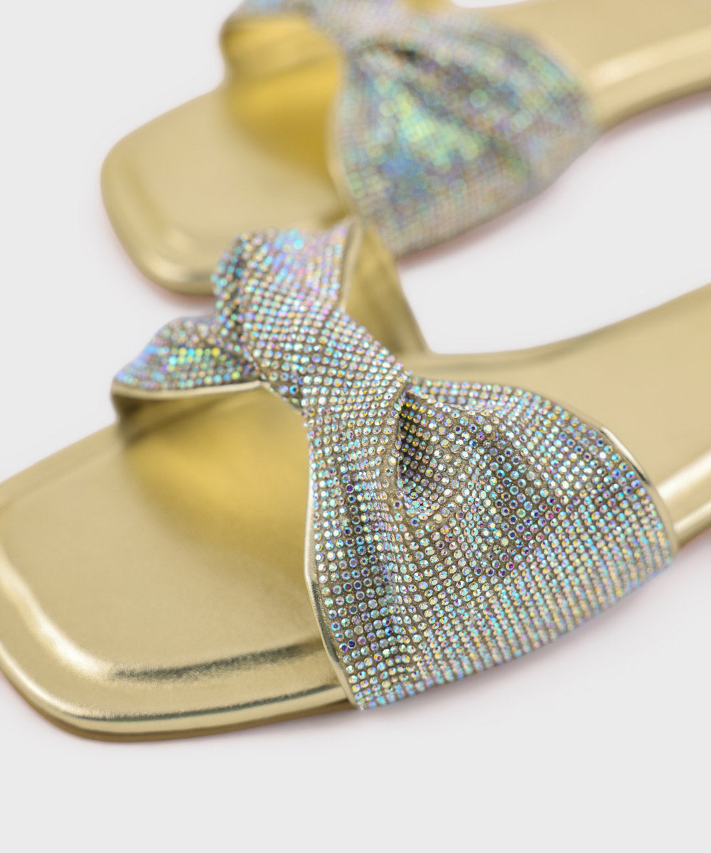 Women's Gold Flats