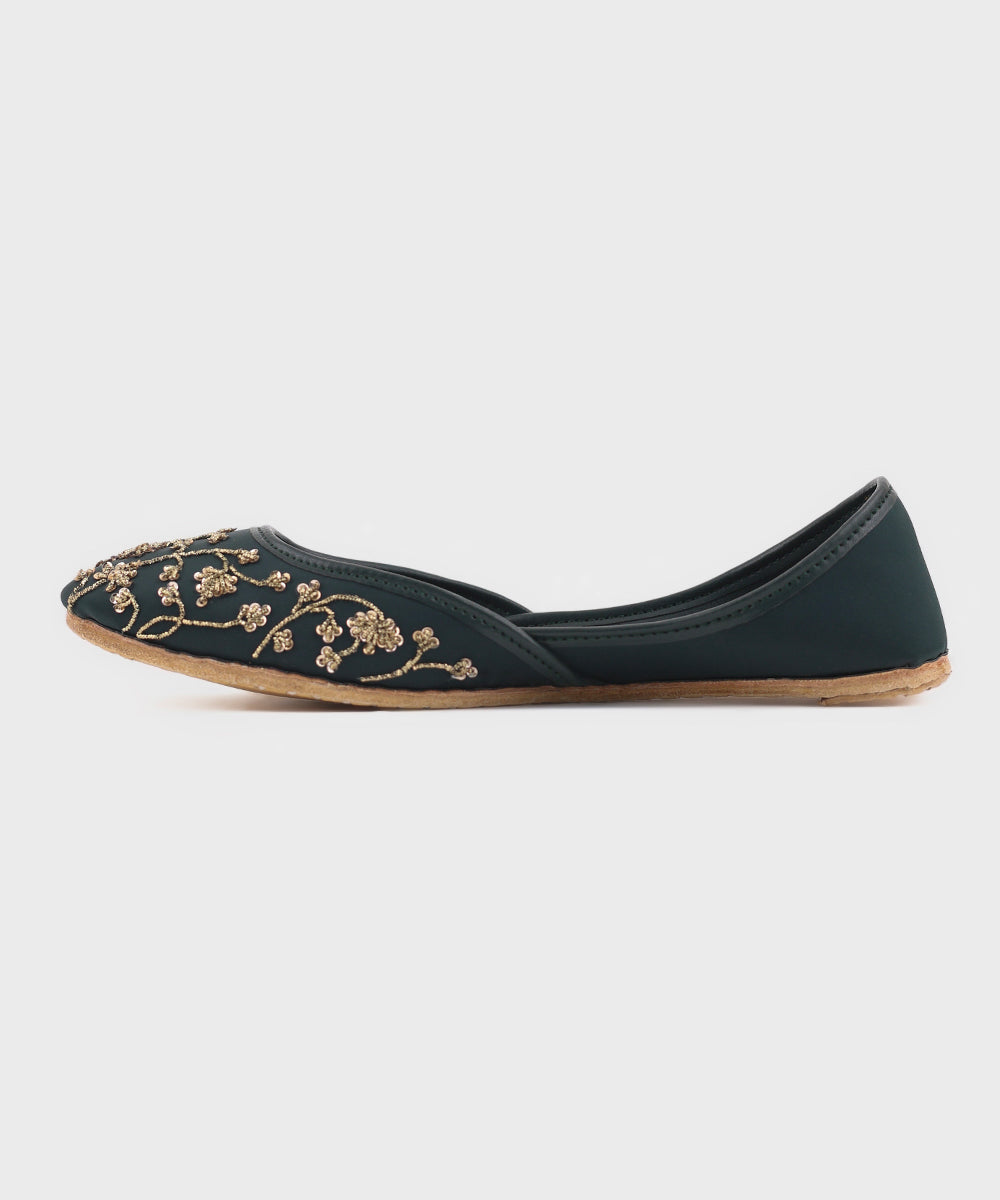 Women's Green Khussa