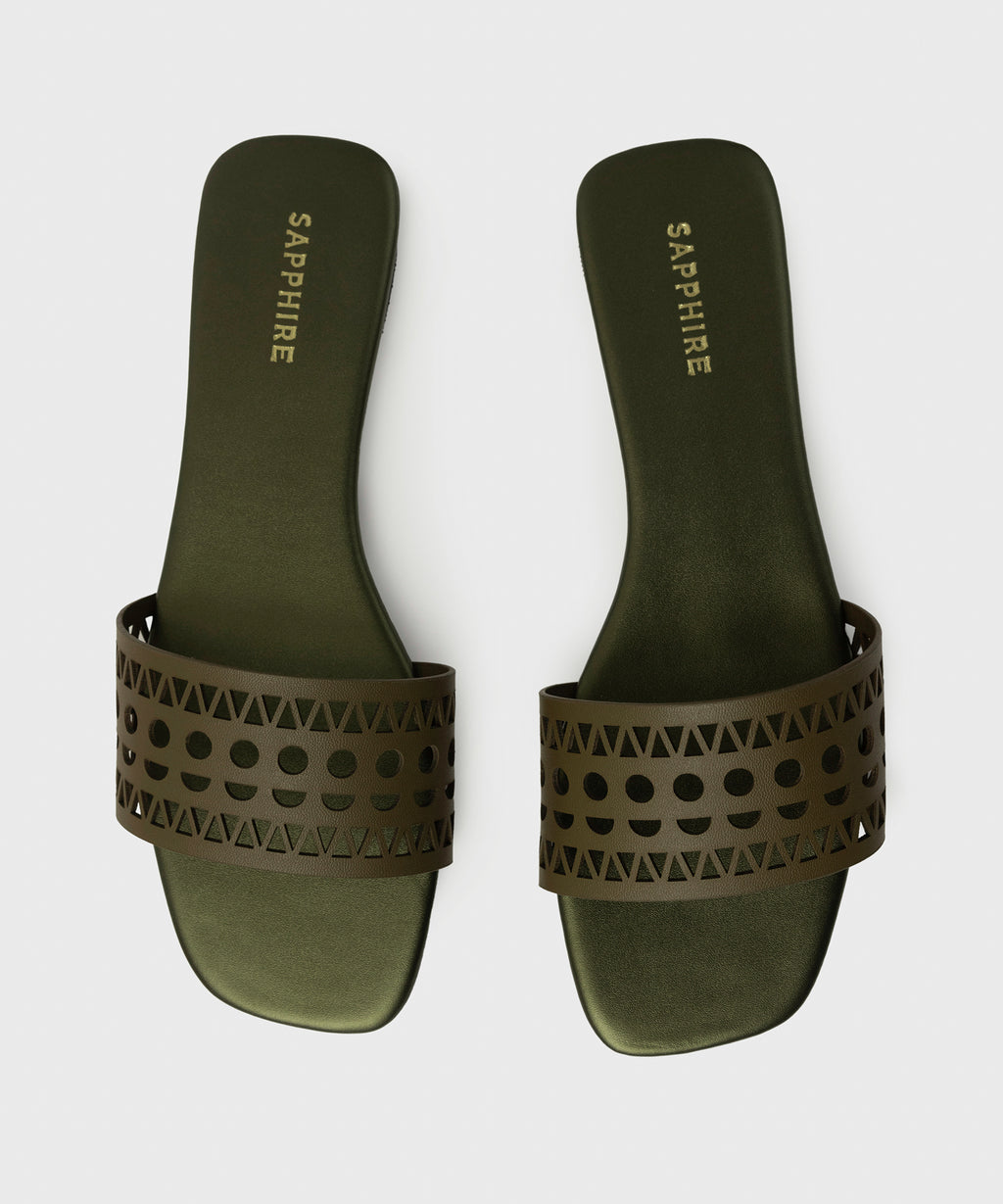 Women's Green Flats