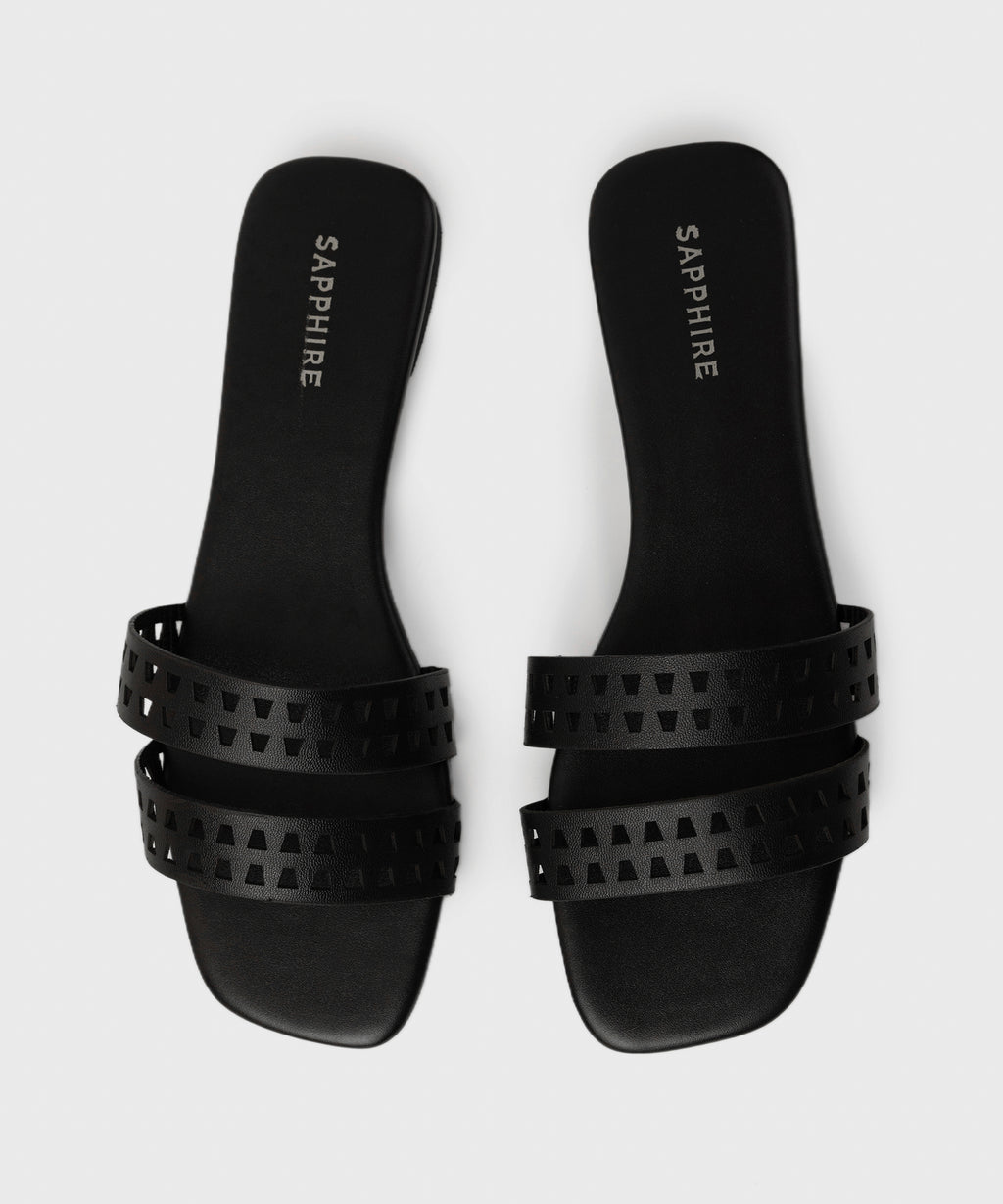 Women's Black Flats