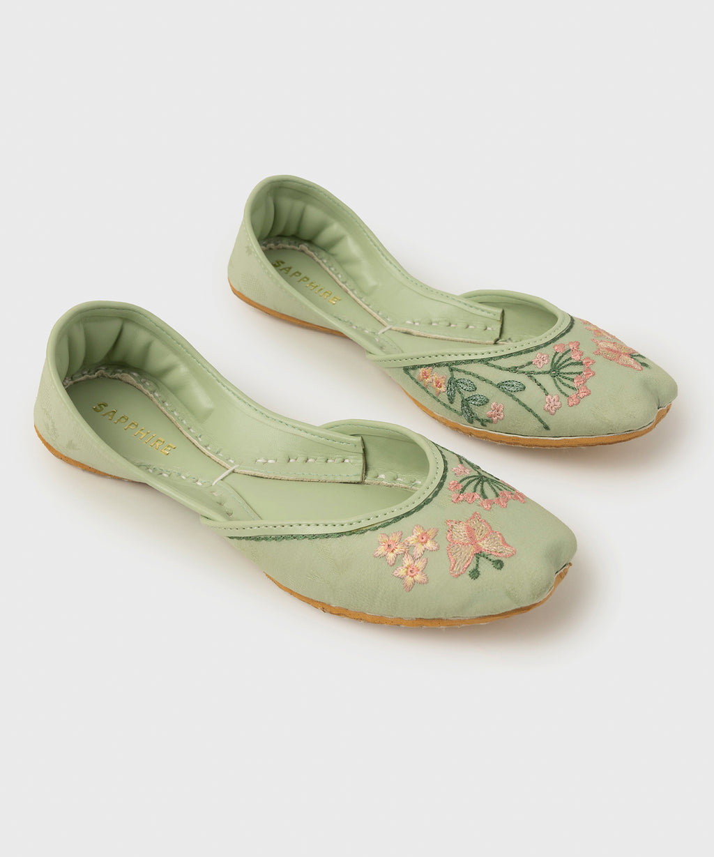 Women's Green Khussas