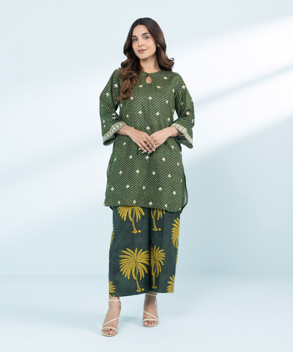 2 Piece - Embroidered Lawn Suit