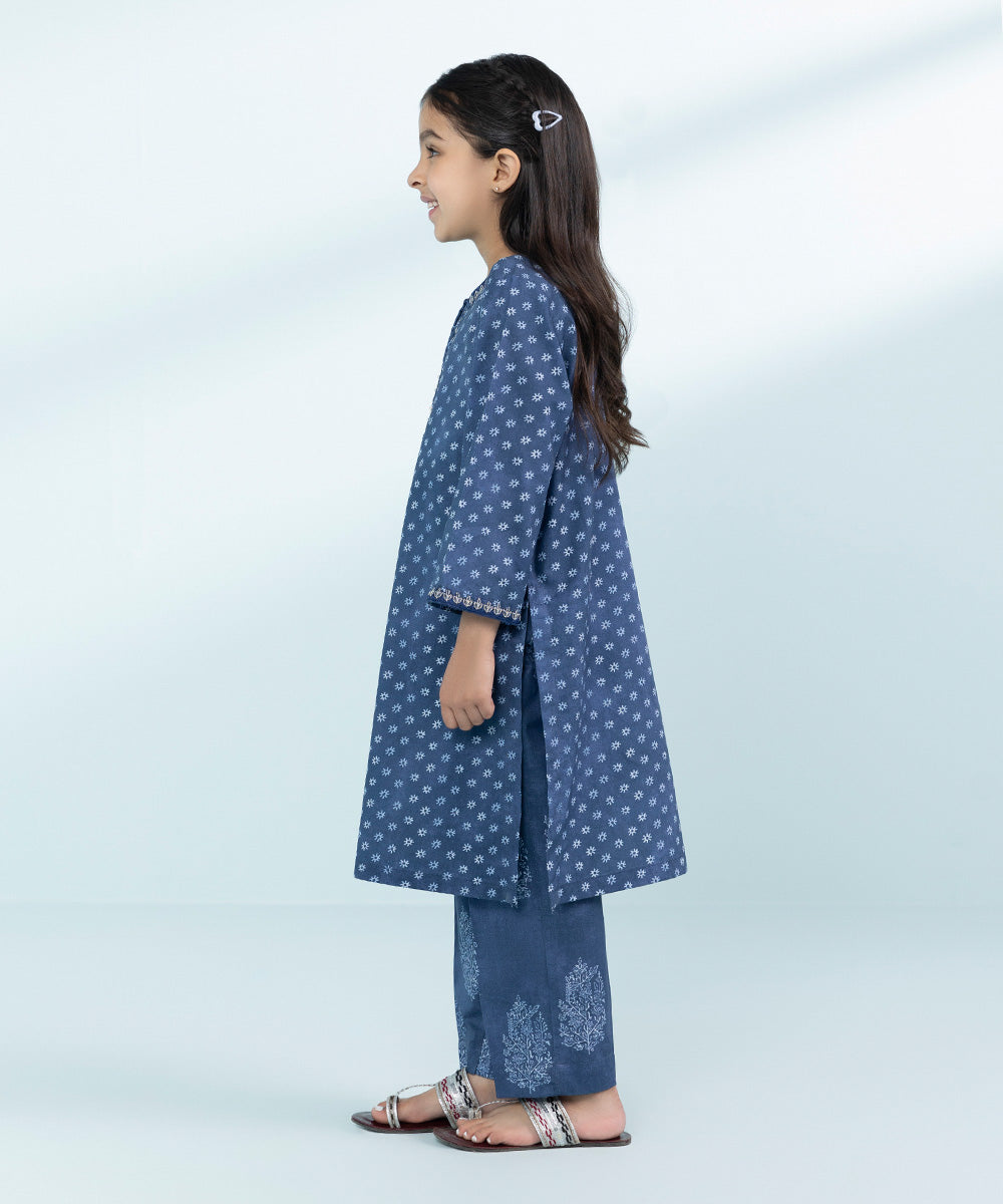 Mommy & Me Girls Three Piece Blue Suit 