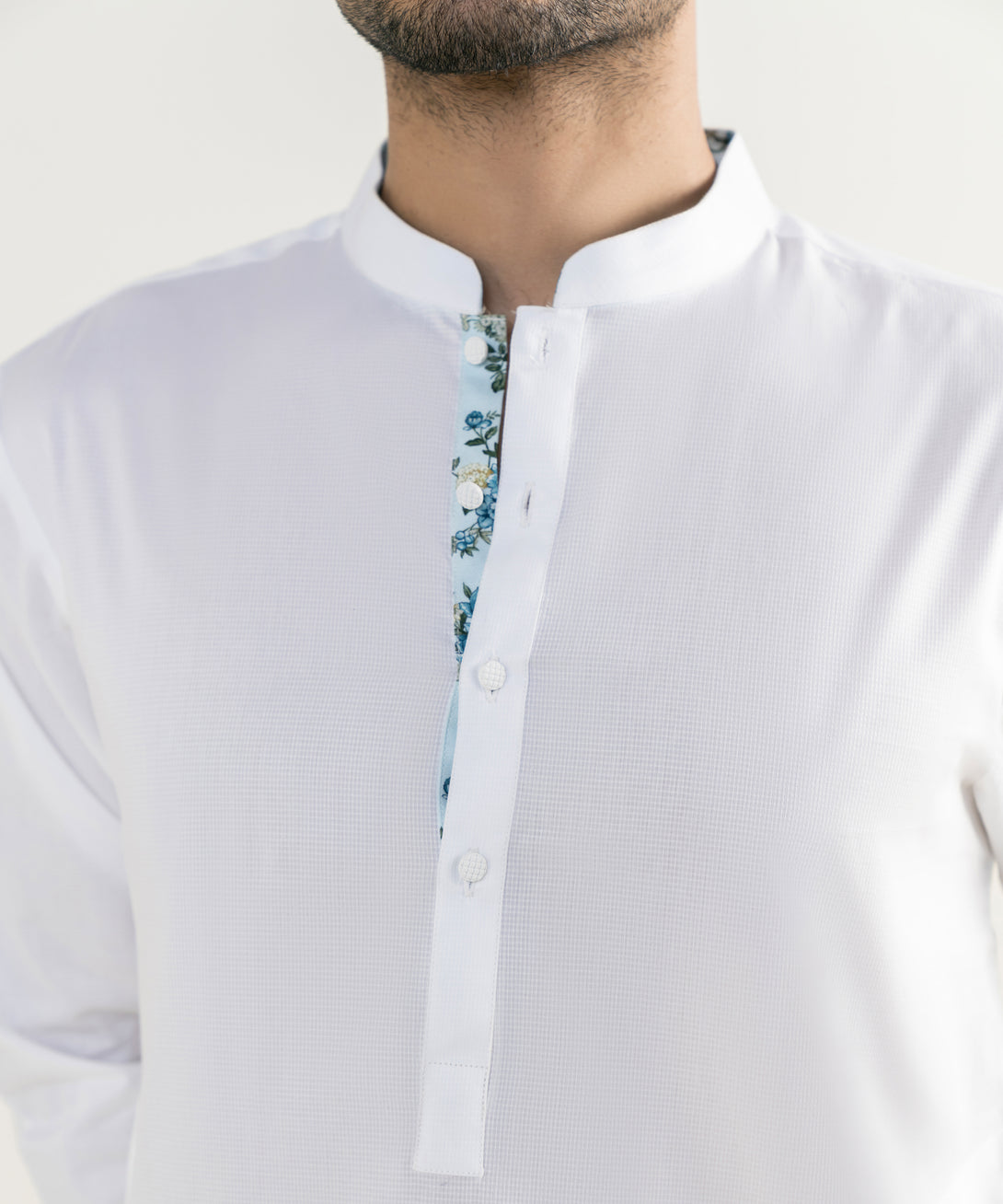 Men's 100% Cotton Plain White Kurta Trousers