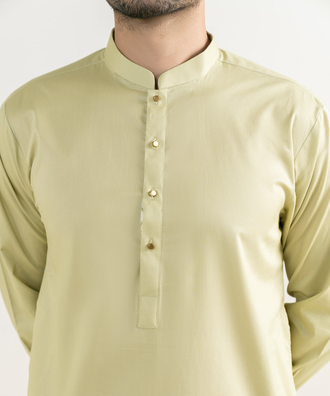 Men's 100% Cotton Plain Khaki Kurta Trousers