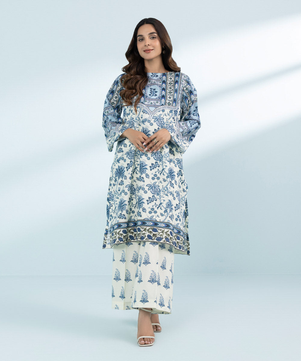 2 Piece - Printed Lawn Suit